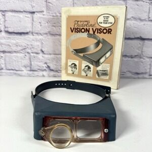 Vintage Vigor EL-1505 Optical Glass Headband Magnifier 2.5x Jewelers Hobbyists